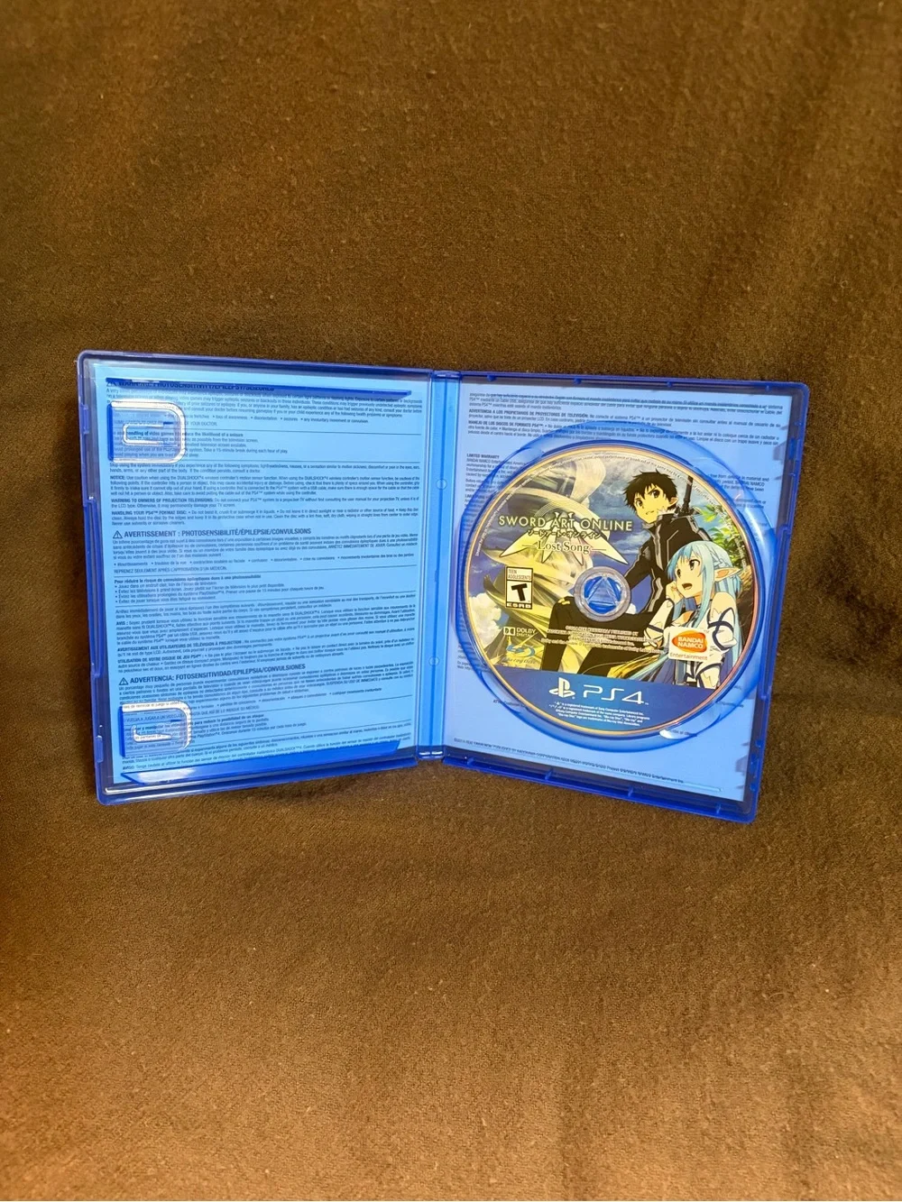 PlayStation 4 Sony Sword Art Online Lost Song CIB - Picture 3 of 4